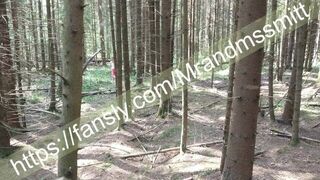 met a stranger in the forest who came from a toy in her panties - porn video