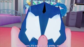 Setsuna from Fire Emblem Fates Gives You A Footjob Hentai POV - porn video