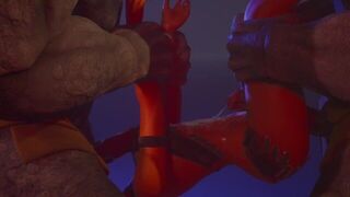 double anal Furry monsters - porn video