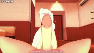 Misae Sagara from Clannad Gives You A Footjob Hentai POV - porn video