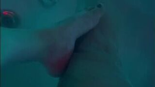 Feet and legs in the hot tub - porn video